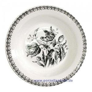 Gien Tulipes Noires Suppenteller 23 cm