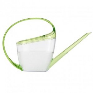 Gießkanne Loop transparent/grün