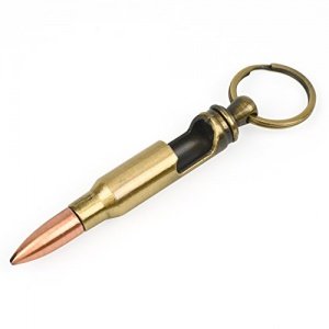 Gift House International IGGI ™ Retro Military Bullet Flaschenöffner Schlüsselring .308 Caliber