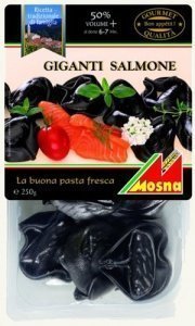 Giganti Salmone schwarz (Lachsfüllung), 
