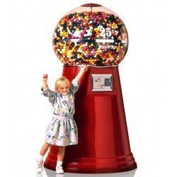 Gigantischer Kaugummiautomat