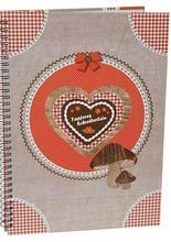 Gingerbread Heart Spiral Notebook
