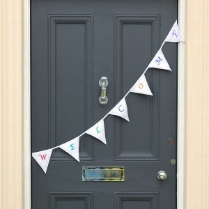 Girlande zum Bemalen