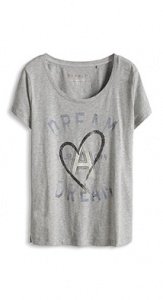 Glänzendes Baumwoll-Print-Shirt