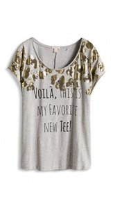 Glänzendes Baumwoll-Shirt