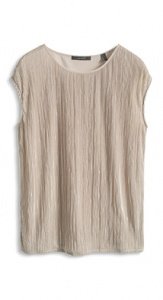 Glänzendes Plissee-Top