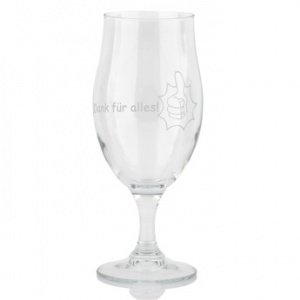 Gläser mit Text - Bierglas