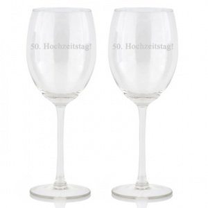 Gläser mit Text - Weinglas (2 Stück)