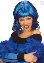 Glamour Girl Perücke blau