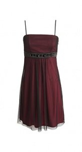 Glamour Mesh Empire-Kleid