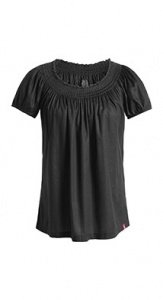 Glanz-Struktur Carmen-Bluse