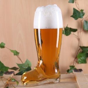 Glas-Bierstiefel für 800 ml