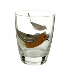 Glas Birdy Rotkehlchen