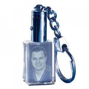 Glas Foto Schlüsselanhänger