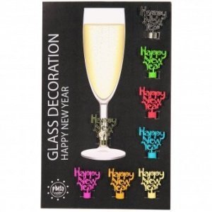 Glas-Marker Happy New Year
