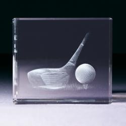Glas Pokal - Golf