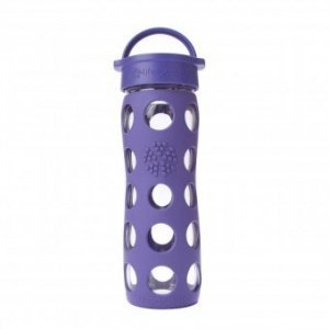 Glas-Trinkflasche 470 ml mit Silikon&#25