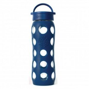 Glas-Trinkflasche 600 ml mit Silikon&#25