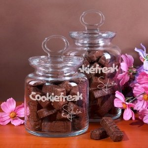 Glasdose für Süßigkeiten 