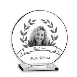 Glasfoto *Beste Mama*