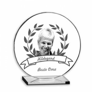 Glasfoto *Beste Oma*