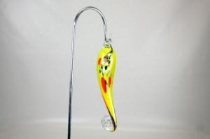 Glashänger ""Paprika"" gelb