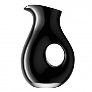 Glaskaraffe Milo schwarz