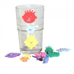 Glasmerker Lustige Köpfe, 6 St.