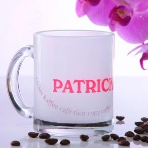 Glastasse *Lecker Kaffeetasse*