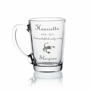 Glastasse *Skorpion*