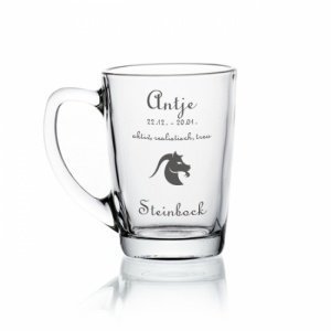Glastasse *Steinbock*