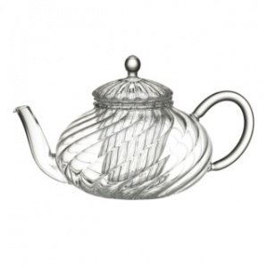 Glasteekanne, Wellenmuster