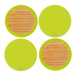 Glasuntersetzer Tip-Top gruen