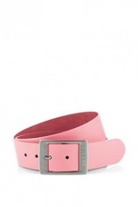 Glatter Ledergürtel