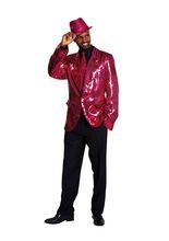 Glitzer Pailletten Disco 80er Kostüm pin