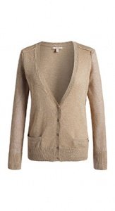Glitzernder Strick-Cardigan