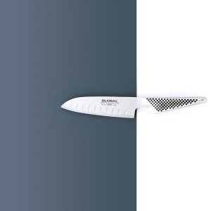 Global Santoku Messer 13cm mit Kullensch