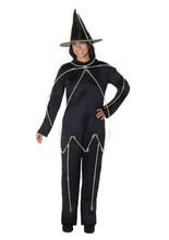 Glowman Hexe Damenkostüm grün