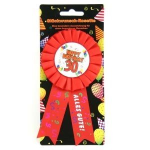 Glückwunsch-Rosette *30*