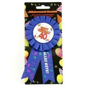 Glückwunsch-Rosette *40*