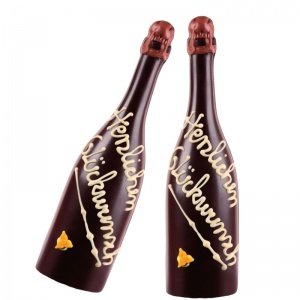 Glückwunsch-Schoko-Schampus