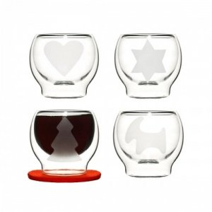 Glühwein Thermogläser 4er Set