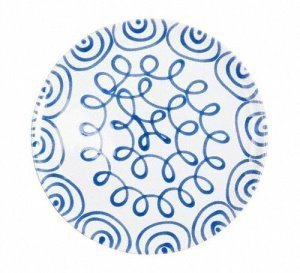 Gmundner Keramik Blaugeflammt Speisetell