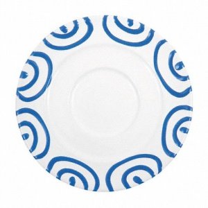 Gmundner Keramik Blaugeflammt Untertasse
