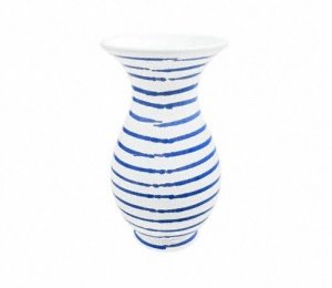 Gmundner Keramik Blaugeflammt Vase Form 