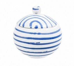 Gmundner Keramik Blaugeflammt Zuckerdose