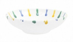 Gmundner Keramik Buntgeflammt Schale uni