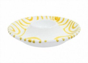 Gmundner Keramik Gelbgeflammt Eierbecher