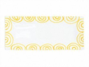 Gmundner Keramik Gelbgeflammt Platte rec