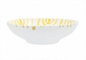 Gmundner Keramik Gelbgeflammt Schale uni